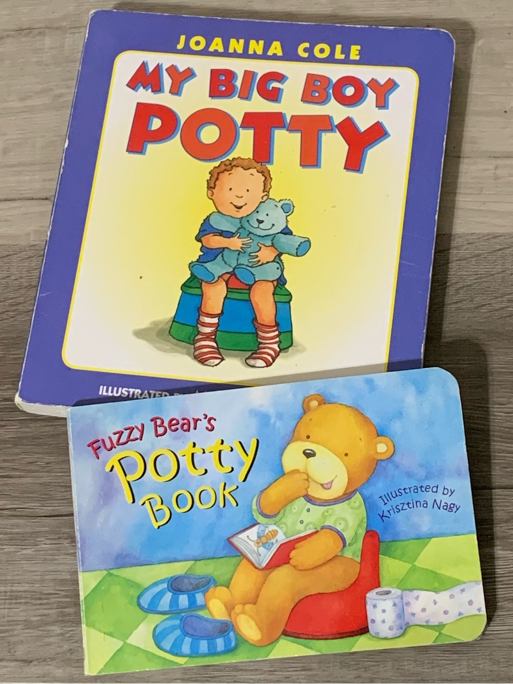 🟢 Boys Potty Book Set